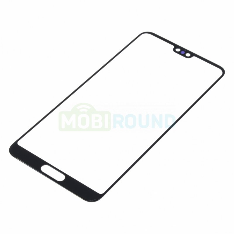 Стекло модуля для Huawei P20 4G (EML-L29) черный, AAA