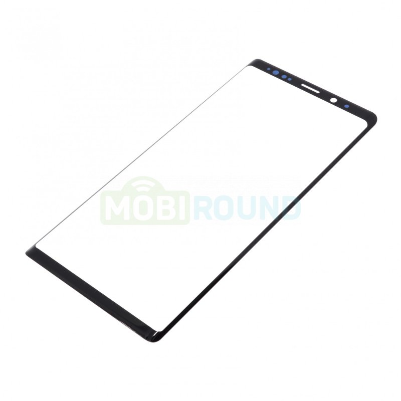 Стекло модуля для Samsung N960 Galaxy Note 9, черный, AAA