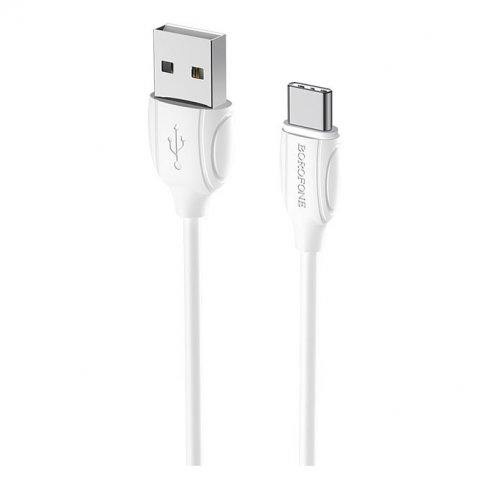 Дата-кабель Borofone BX19 USB-Type-C, 1 м (белый)