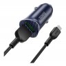 Автомобильное зарядное устройство (АЗУ) Hoco Z39 QC 3.0 (2 USB) + кабель MicroUSB, 3 А