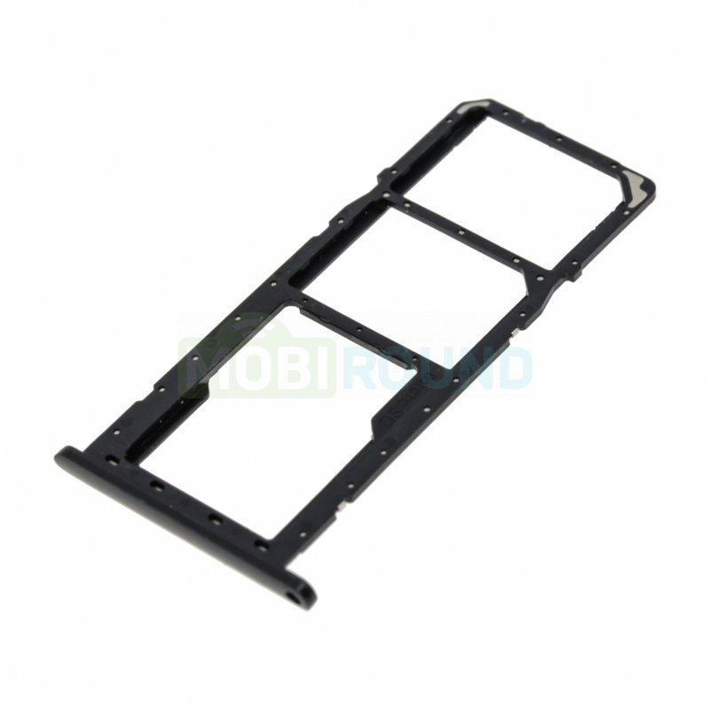 Держатель сим карты (SIM) для Samsung M015 Galaxy M01 / A015 Galaxy A01, черный