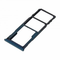 Держатель сим карты (SIM) для Samsung M315 Galaxy M31 (синий)