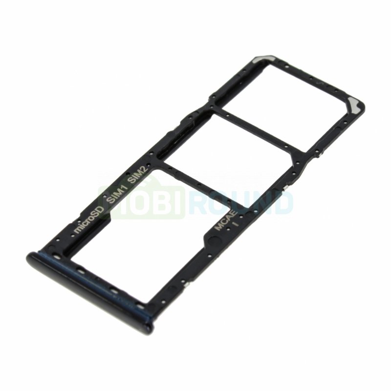 Держатель сим карты (SIM) для Samsung M515 Galaxy M51, черный