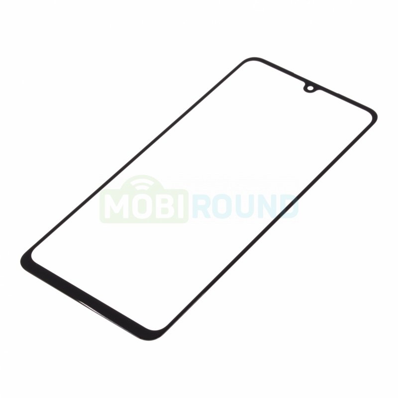Стекло модуля для Samsung A336 Galaxy A33 5G, черный, AAA