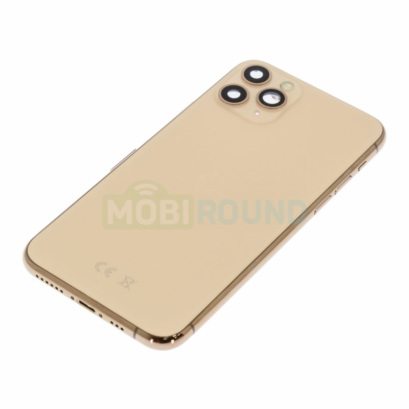 Корпус для Apple iPhone 11 Pro, золото, AAA