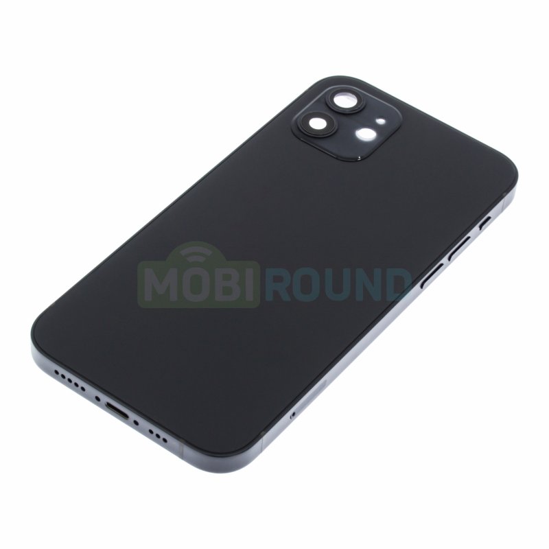 Корпус для Apple iPhone 12, черный, AAA