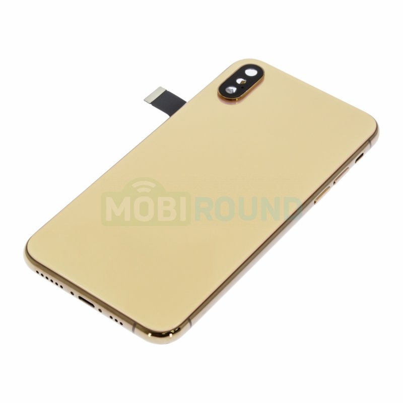 Корпус для Apple iPhone XS, золото, AAA