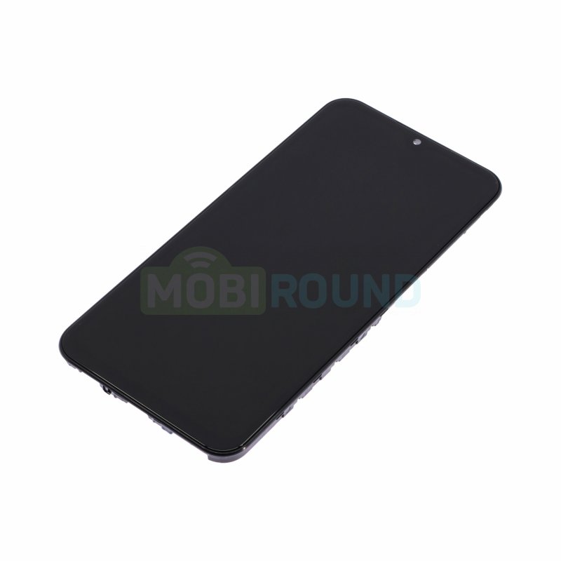 Дисплей для Samsung A155 Galaxy A15 4G / A156 Galaxy A15 5G (в сборе с тачскрином) в рамке, черный, AA