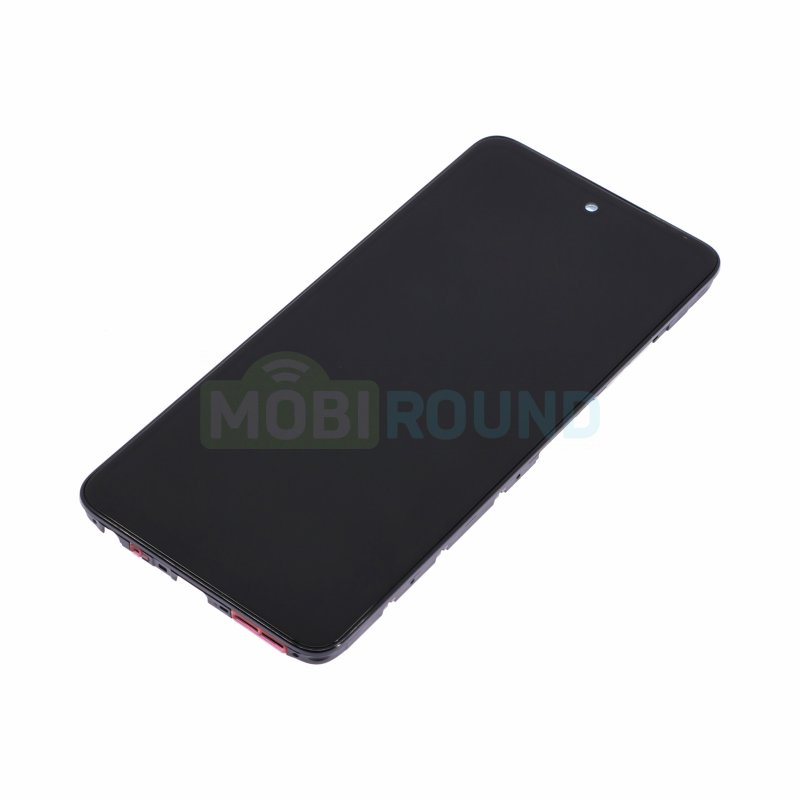 Дисплей для Tecno Spark 20 4G (в сборе с тачскрином) в рамке, черный