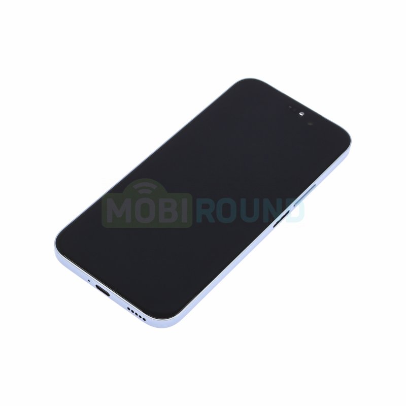 Дисплей для Honor X8b 4G / 200 Lite 4G (в сборе с тачскрином) в рамке, серебро, 100%