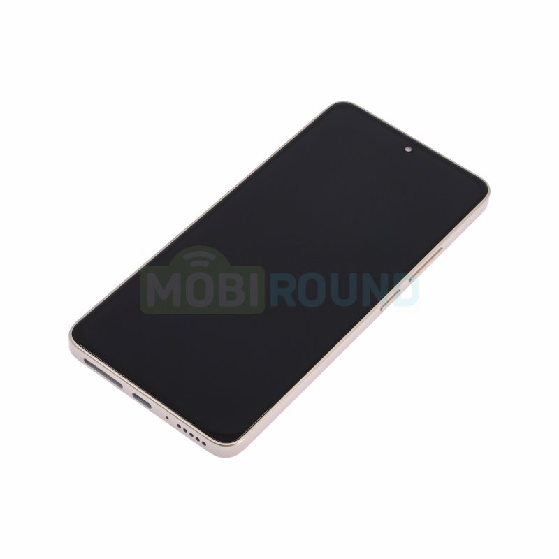 Дисплей для Xiaomi Redmi Note 13 4G (в сборе с тачскрином) в рамке, золото, AAA