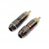 Штекер RCA Rconnector на кабель 2 шт. [RC-N1001/B+R]