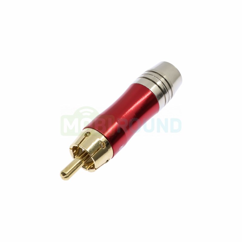 Штекер RCA Rconnector на кабель (RC-N1009/R) красный