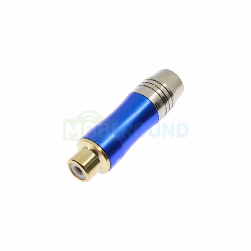 Гнездо RCA Rconnector на кабель (RC-N1010/BL) синий