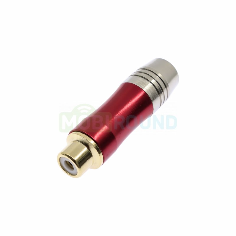 Гнездо RCA Rconnector на кабель (RC-N1010/R) красный