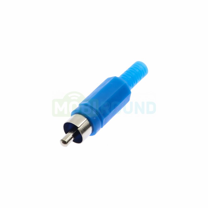 Штекер RCA Dragon City на кабель (RP-405-BL-EN) синий