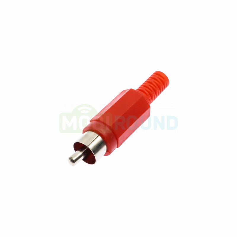 Штекер RCA Dragon City на кабель (RP-405-R-EN) красный