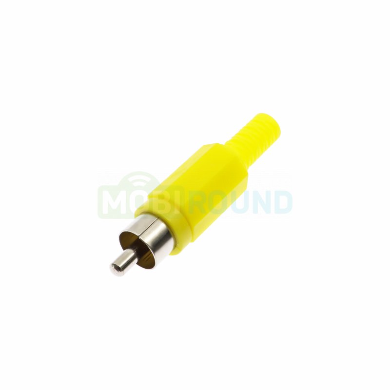 Штекер RCA Dragon City на кабель (RP-405-Y-EN) желтый