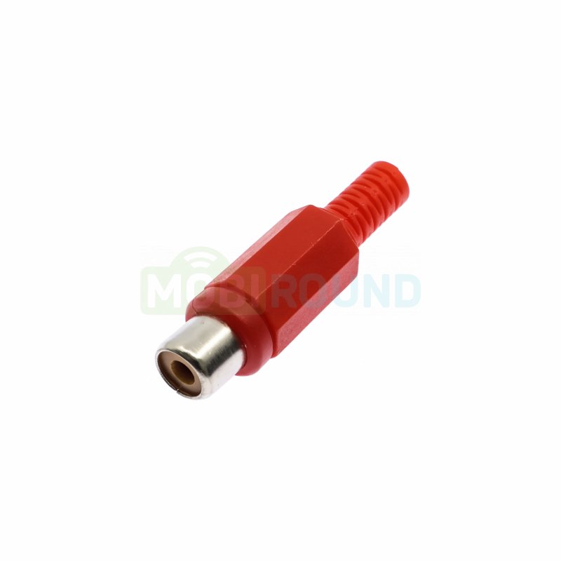 Гнездо RCA Dragon City на кабель (RP-406-R-EN) красный