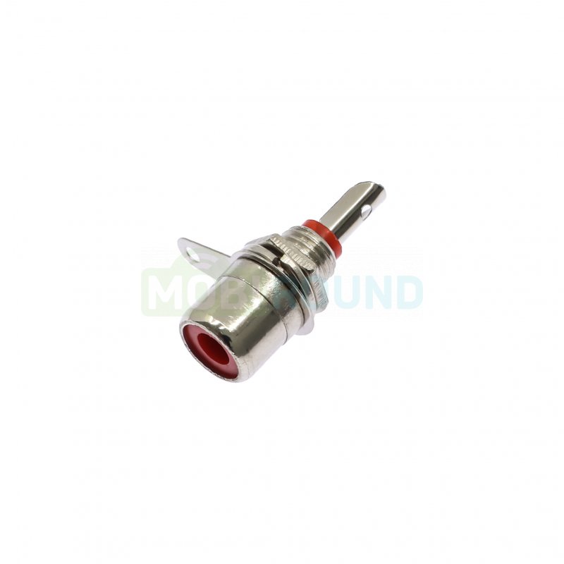 Гнездо RCA Dragon City на панель (RS-104-R) красный