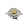 Кнопка тактовая SMD 5.2х5.2 мм h=1.5 мм 4 конт. SPST-NO