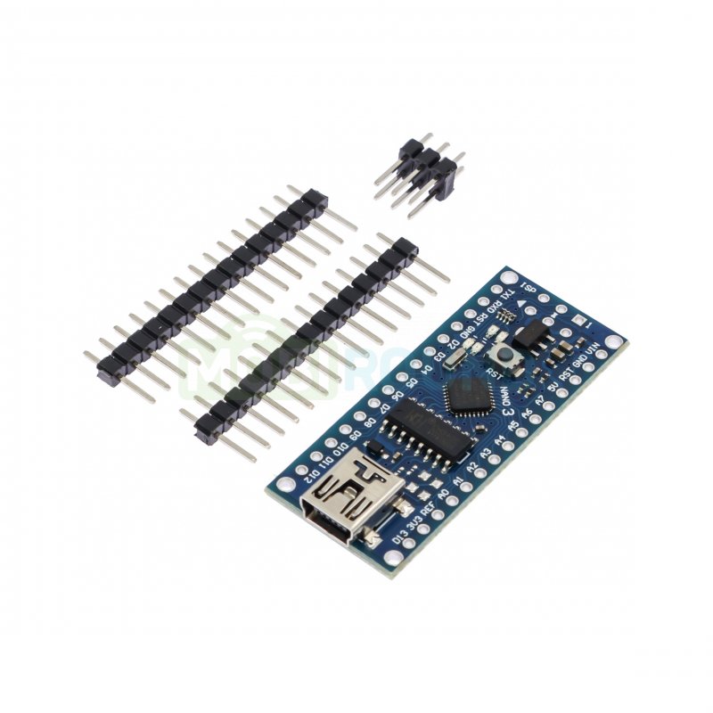 Отладочная плата NANO с miniUSB (ATmega168PA-MU+CH340G)