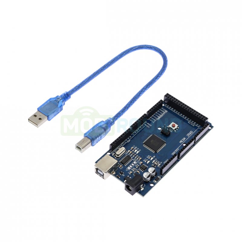 Отладочная плата с USB тип B MEGA (ATmega2560-16AU+CH340G)