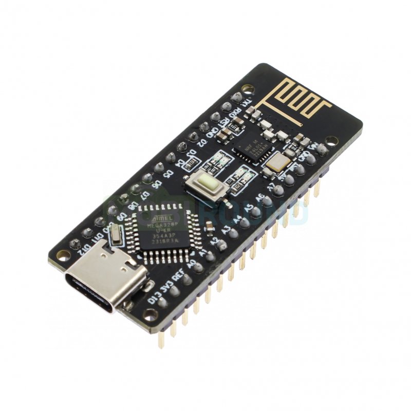 Отладочная плата NANO с Type-C (ATmega328+NRF24L01+CH340G)