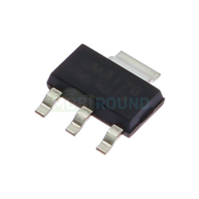 Стабилизатор напряжения UTC 1.2-37 В/1.5 А (LM317G-AA3) (SOT-223))