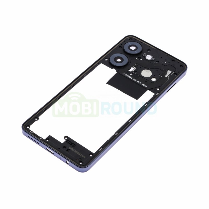 Средняя часть корпуса для Tecno Pova 5 4G, черный