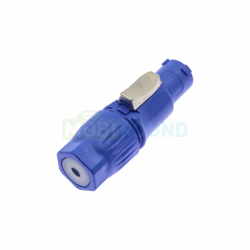 Штекер Speakon Rconnector 3 контакта на кабель (RC-E1008M) синий