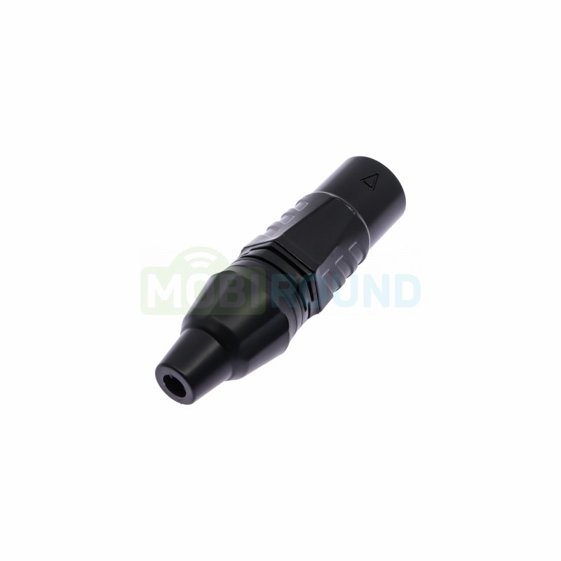 Штекер XLR Rconnector 3 контакта на кабель (RC-D1034M) черный