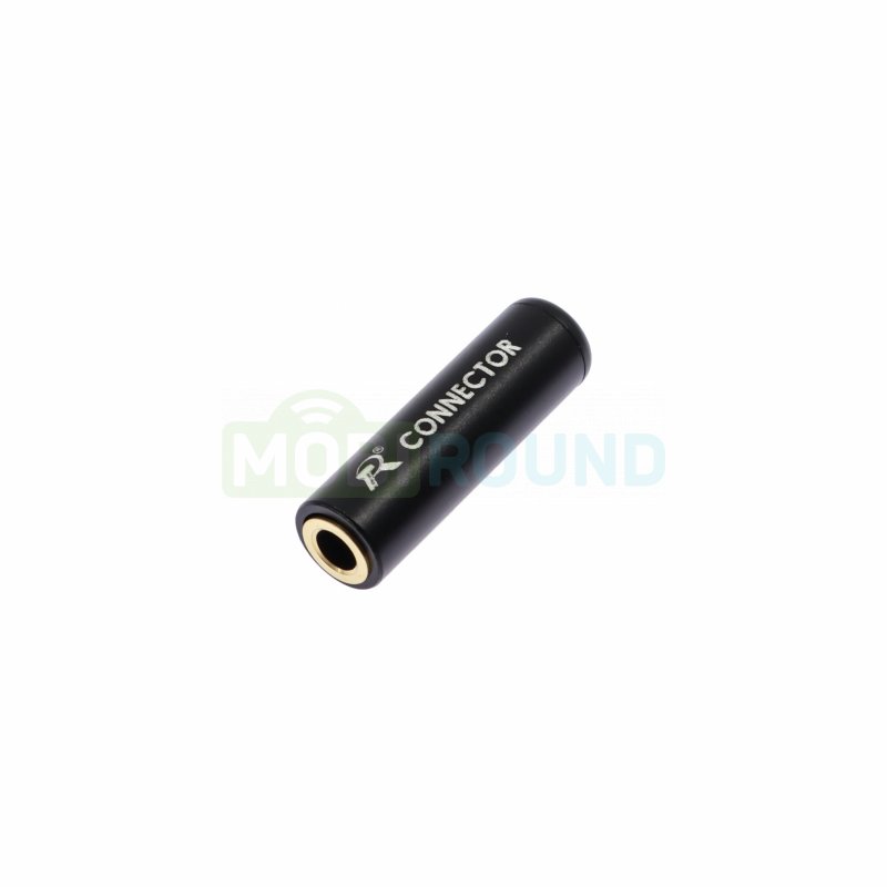Гнездо аудио Rconnector 3.5 мм стерео (3 контакта на кабель) (RC-P1007/B) черный