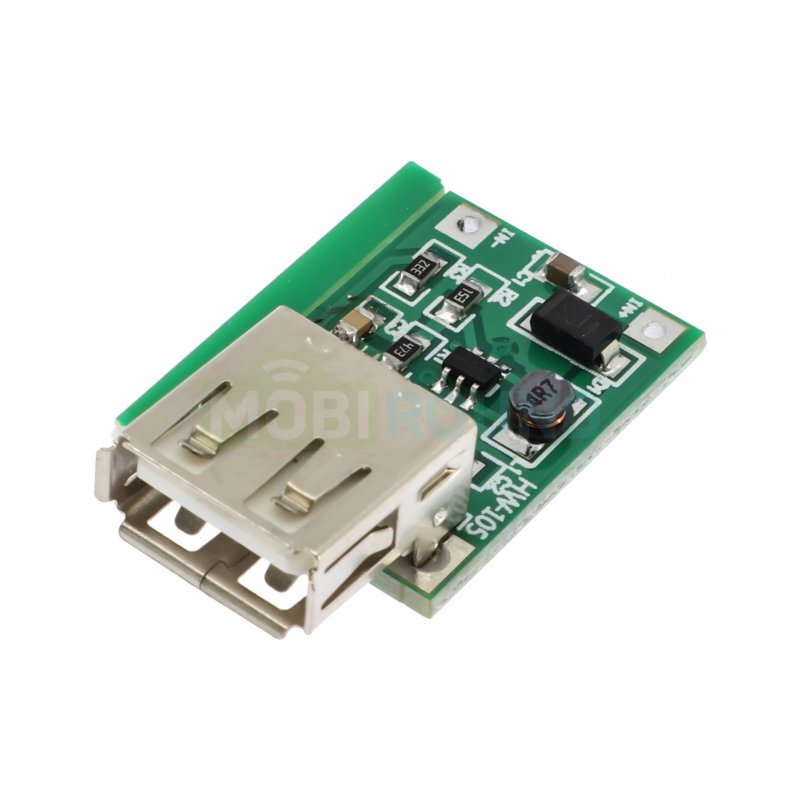 Модуль HW-105 Step-Up DC-DC преобразователь Uвх-0.9-5 В Uвых-5 В Imax-0.6 А (USB-A)