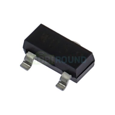 Цифровой биполярный транзистор NXP PNP 50 В/0.1 А R1-22 кОм R2-22 кОм (PDTA124ET (SOT-23)/x05)