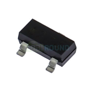 Цифровой биполярный транзистор NXP NPN 50 В/0.1 А R1-10 кОм R2-47 кОм (PDTC114YT (SOT-23)/x27)