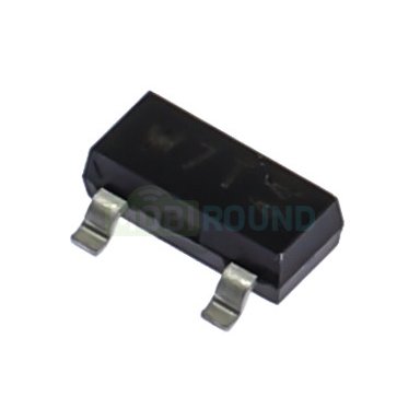 Цифровой биполярный транзистор NXP NPN 50 В/0.5 А R1-2.2 кОм R2-2.2 кОм (PDTD123ET (SOT-23)/*7T)