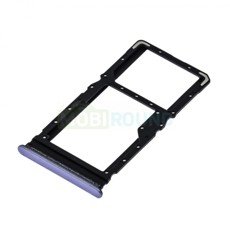 Держатель сим карты (SIM) для POCO M6 4G, фиолетовый