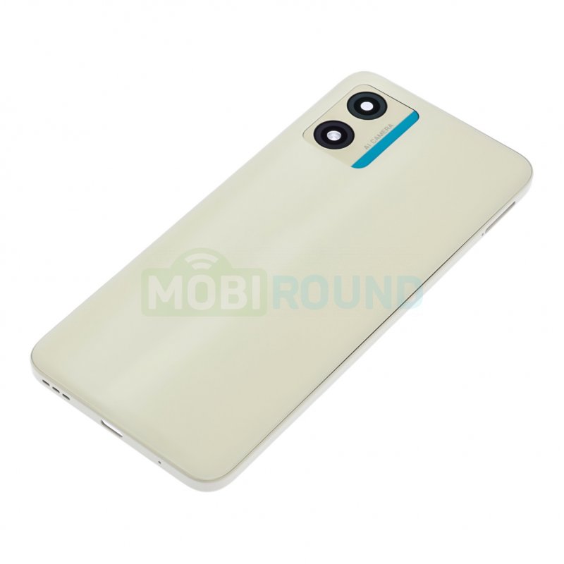 Задняя крышка для Motorola Moto E13, белый, AAA
