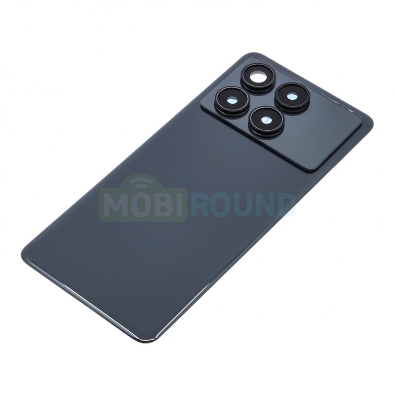 Задняя крышка для POCO X6 Pro 5G, черный, AAA