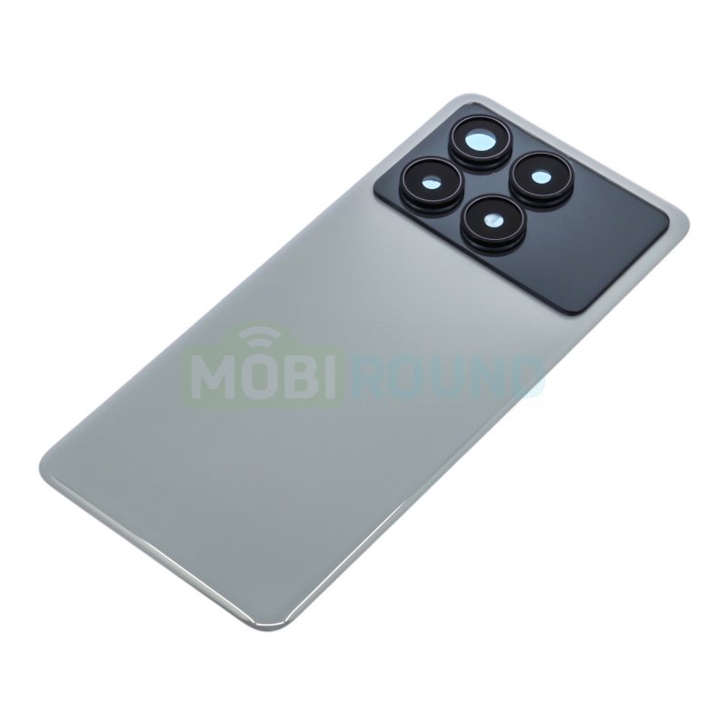 Задняя крышка для POCO X6 Pro 5G, серый, AAA