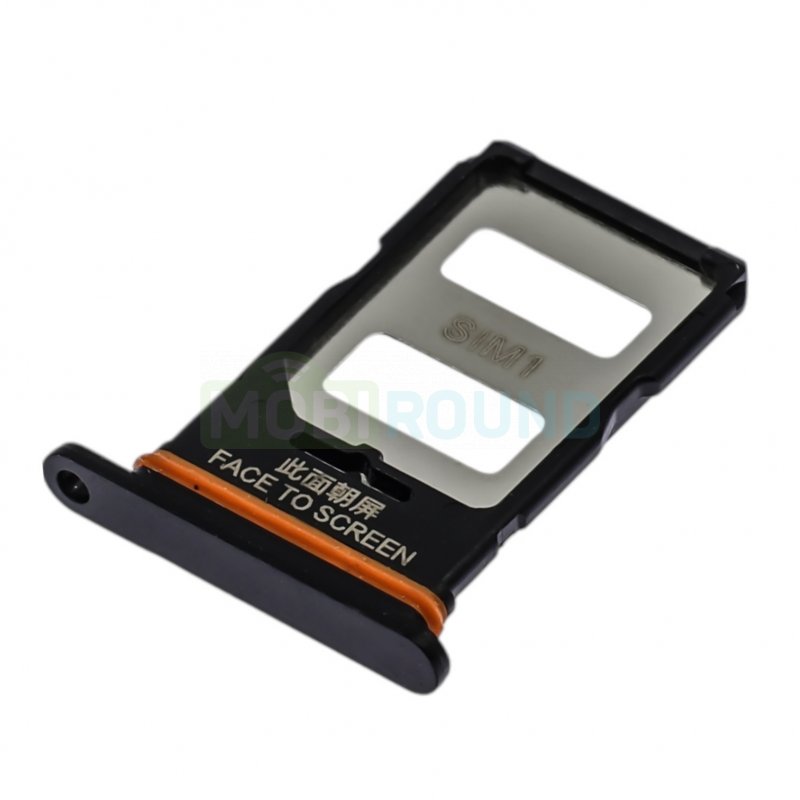Держатель сим карты (SIM) для POCO X6 5G, черный