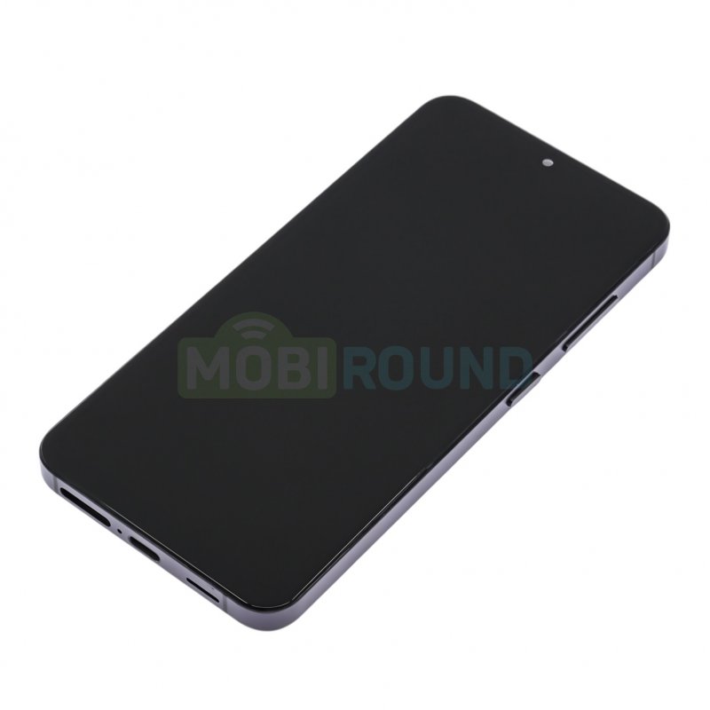 Дисплей для Samsung S921 Galaxy S24 (в сборе с тачскрином) в рамке, черный, AA
