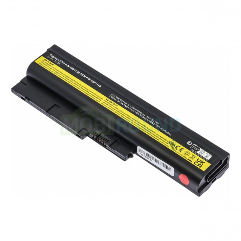 Аккумулятор для ноутбука Lenovo ThinkPad R60 / ThinkPad R61 / ThinkPad T6 (42T5233) 10.8 В, 5200 мАч