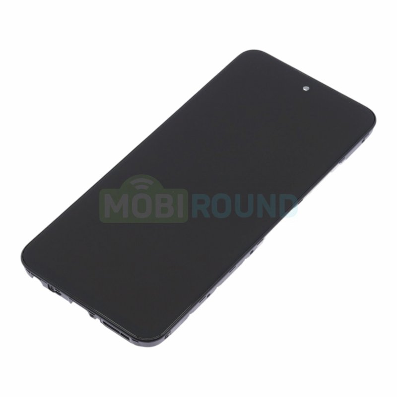 Дисплей для Tecno Spark 40 4G (в сборе с тачскрином) в рамке, черный, AA
