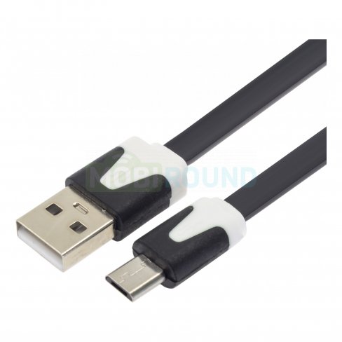 Дата-кабель М1 USB-MicroUSB, 1 м (черный)