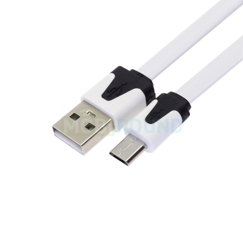 Дата-кабель М1 USB-MicroUSB, 1 м, белый