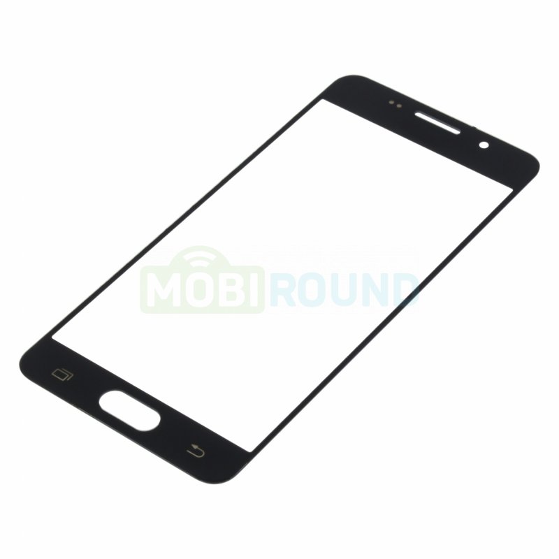 Стекло модуля для Samsung A310 Galaxy A3 (2016) черный