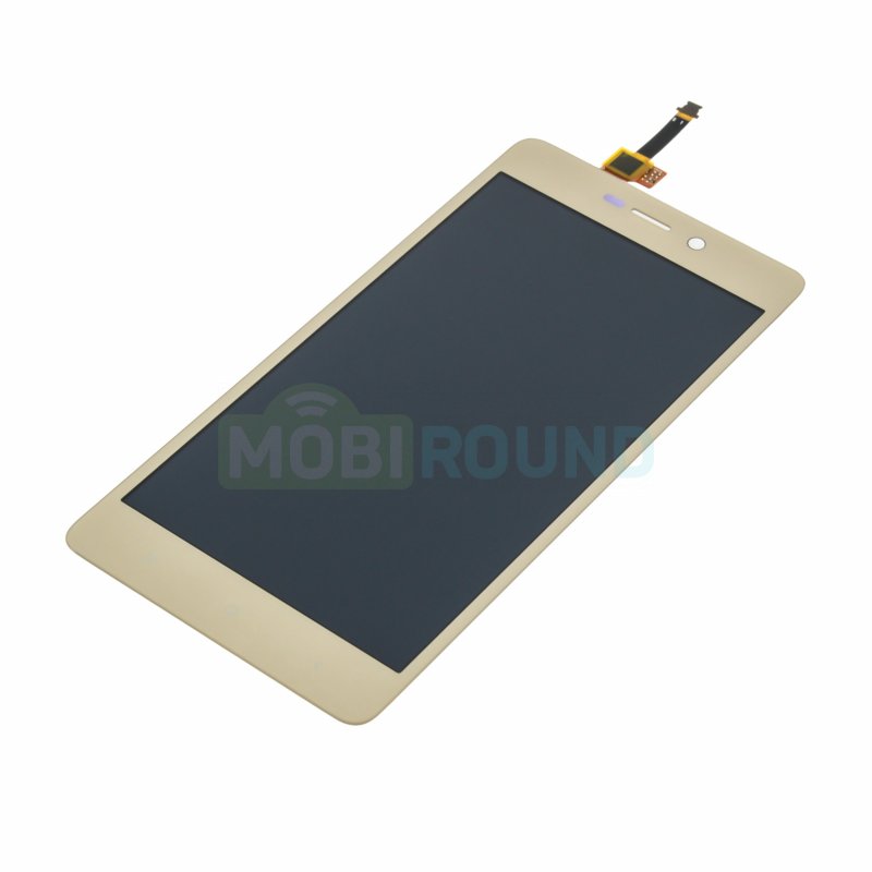 Дисплей для Xiaomi Redmi 3 / Redmi 3S / Redmi 3 Pro (в сборе с тачскрином) золото
