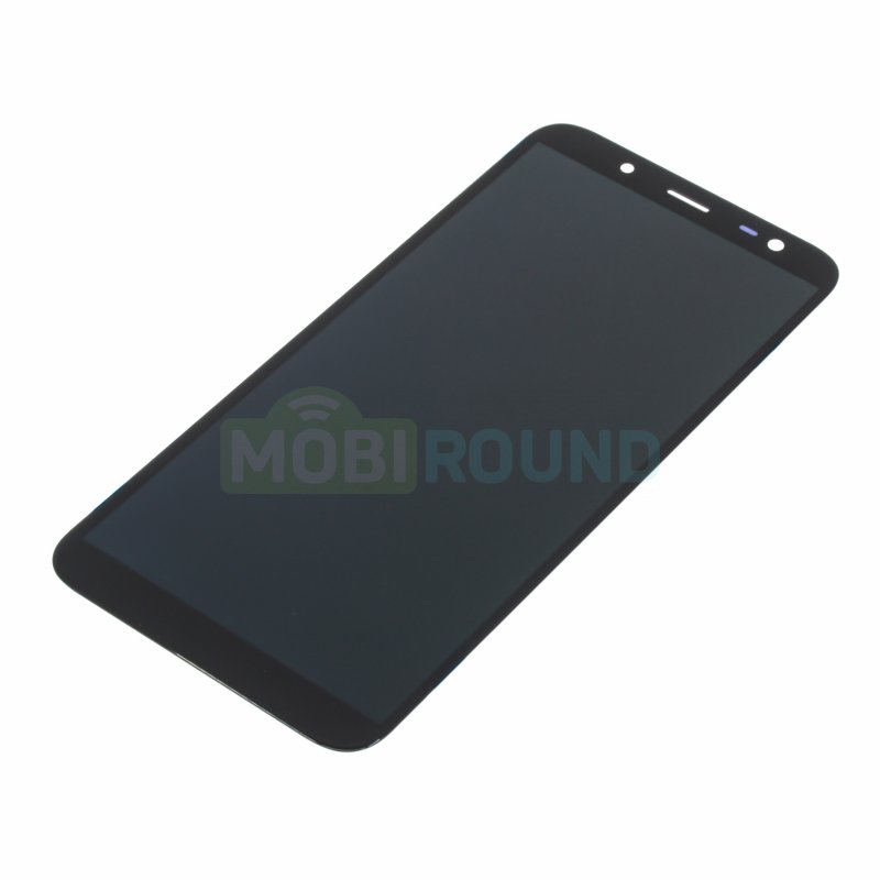 Дисплей для Samsung J600 Galaxy J6 (2018) (в сборе с тачскрином) черный, AAA